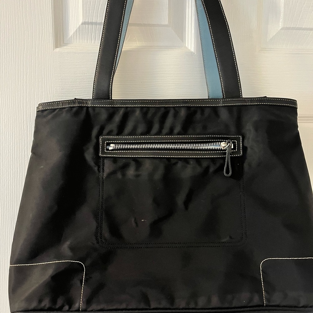 *Coach nylon tote bag
